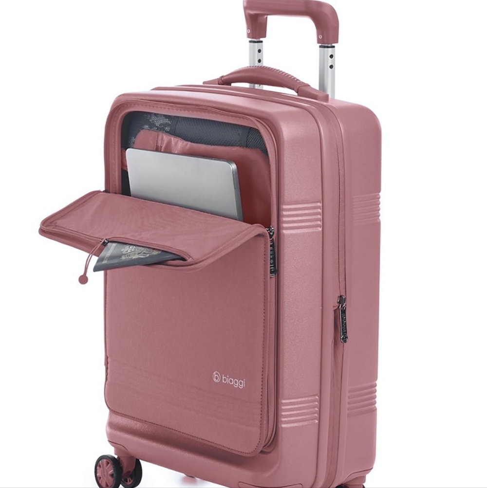 Biaggi Runway Hardside Hybrid 22" Carry On Luggage